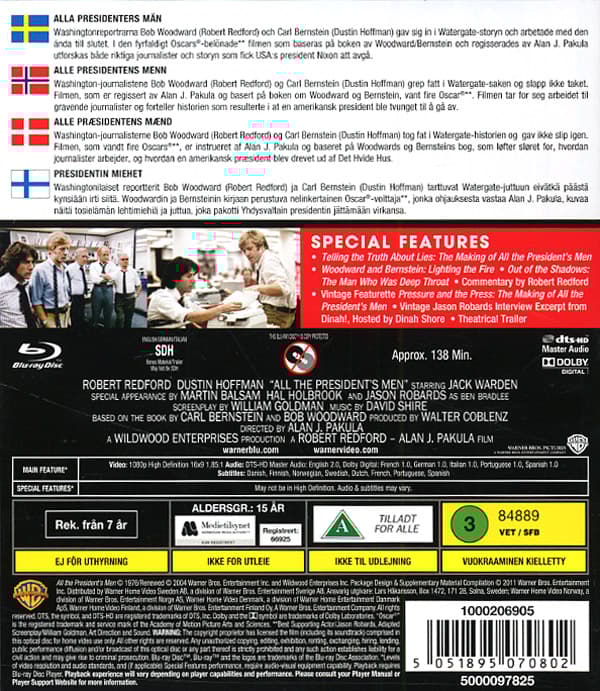 Alla presidentens män (Blu-ray)