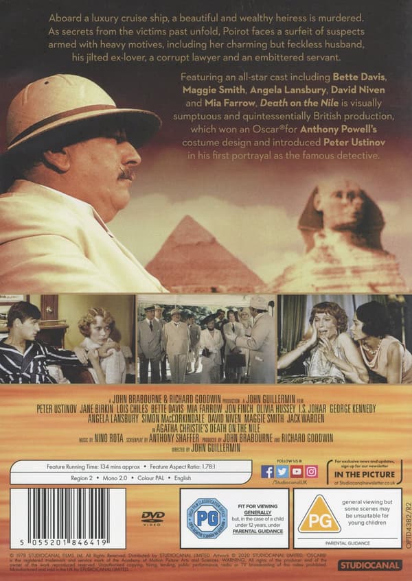 Döden på Nilen (1978/Ej svensk text) (DVD)