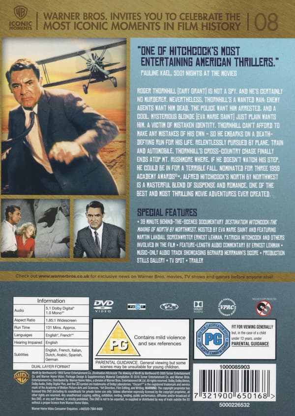 Hitchcock / I sista minuten (Ej svensk text) (DVD)