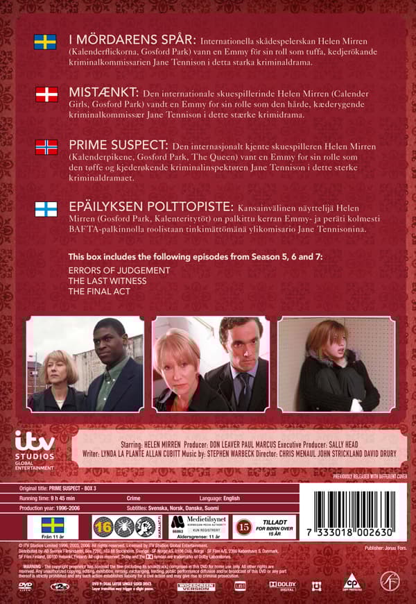 I mördarens spår Box 3 (2 DVD)