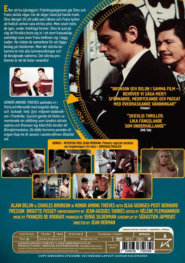 Honor among thieves - Digitalt restaurerad (DVD)