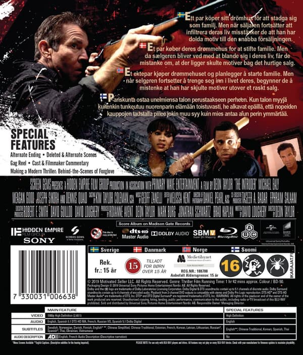 The Intruder Blu Ray (Blu-ray)