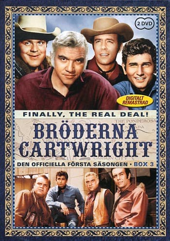 Bröderna Cartwright / Säsong 1 Box 3 (Ej text) (2 DVD)