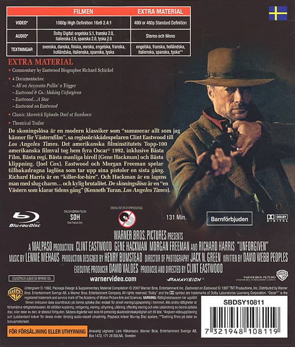 Clint Eastwood / De skoningslösa (Blu-ray)