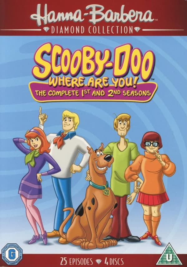Scooby-Doo / Where are you! Säsong 1+2 (Ej text) (4 DVD)
