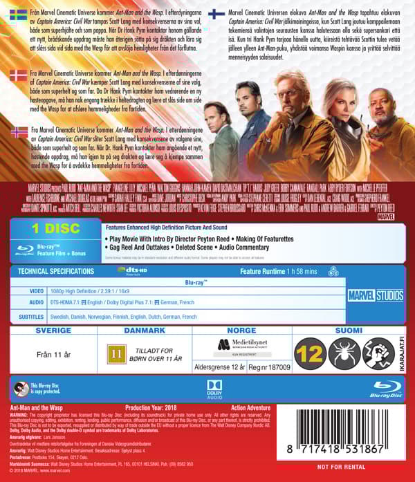 Ant-Man and the Wasp (Blu-ray)