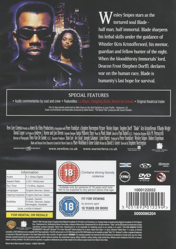 Blade 1 (DVD)