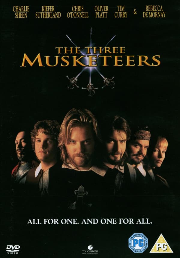 De tre musketörerna 1993 (Ej svensk text) (DVD)