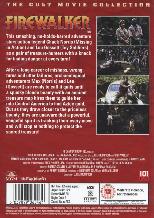 Firewalker (Ej svensk text) (DVD)