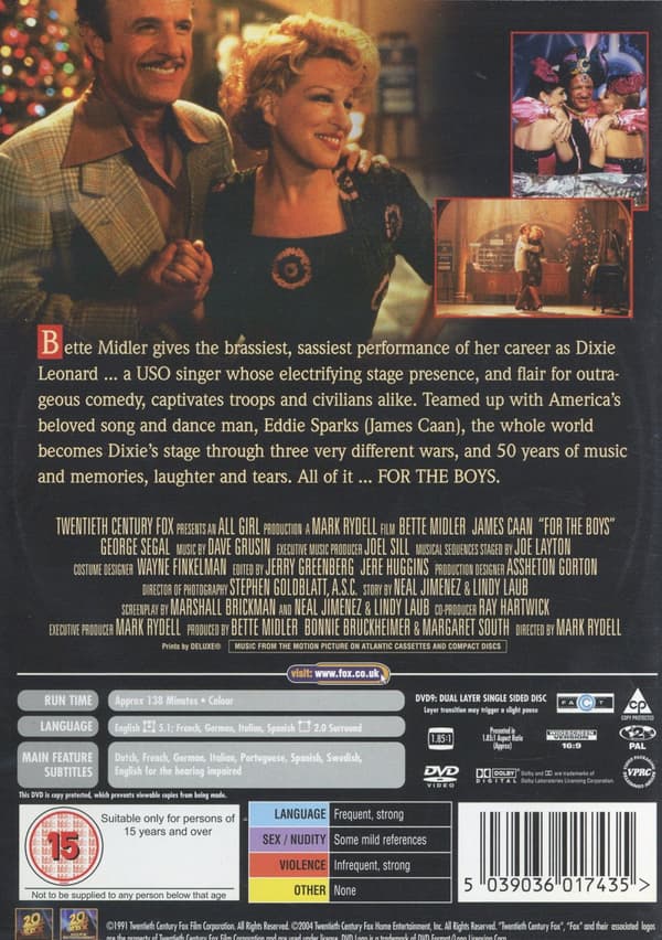 For the boys - Soldaternas sång (DVD)