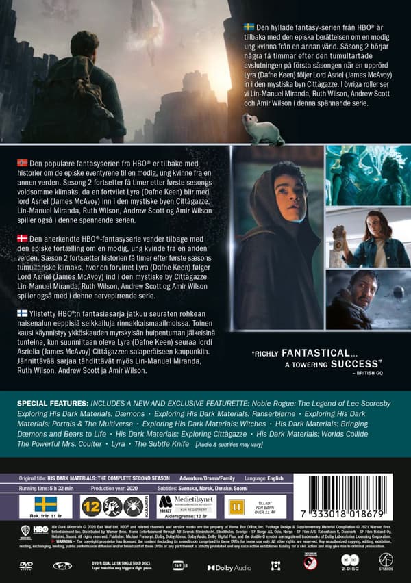 His dark materials / Säsong 2 (2 DVD)