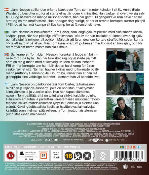 Honest thief (Blu-ray)