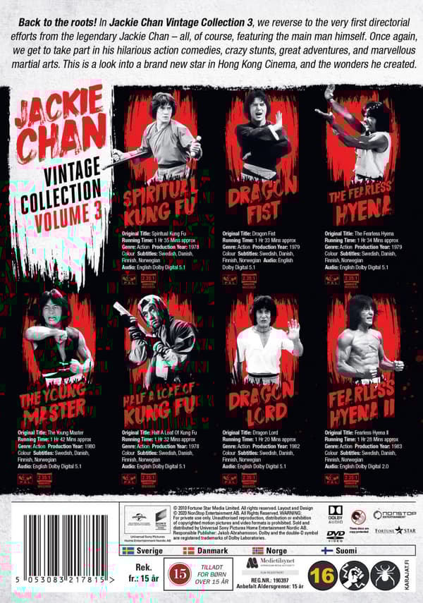 Jackie Chan - Vintage collection 3 (7 DVD)