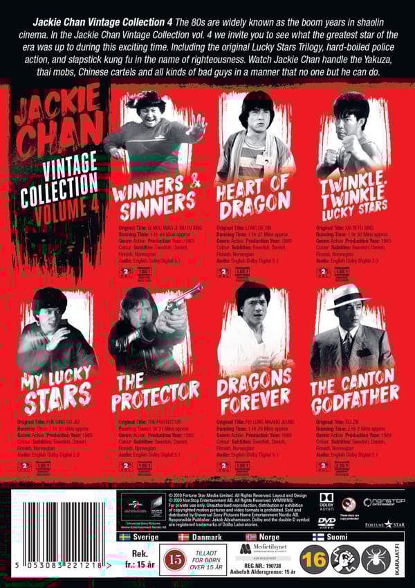 Jackie Chan - Vintage collection 4 (7 DVD)