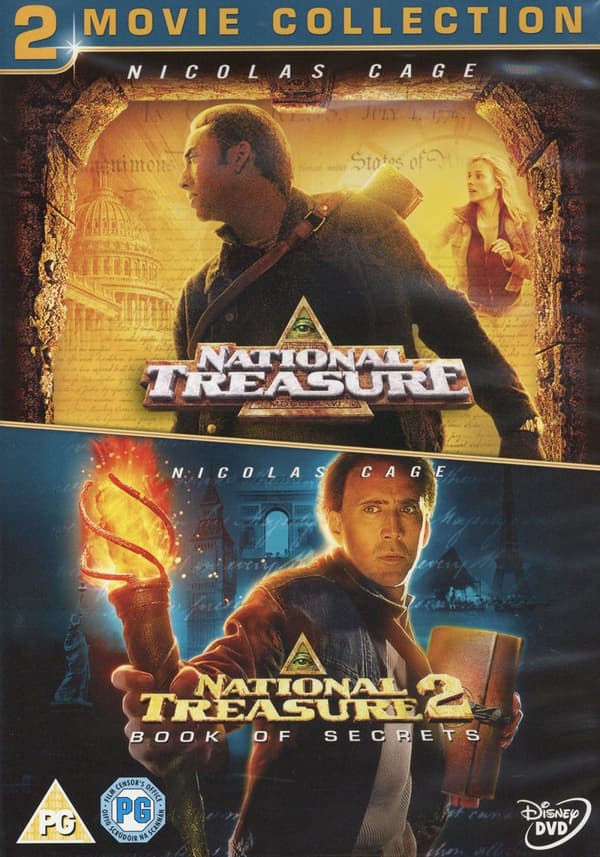 National treasure 1+2 (Ej svensk text) (2 DVD)