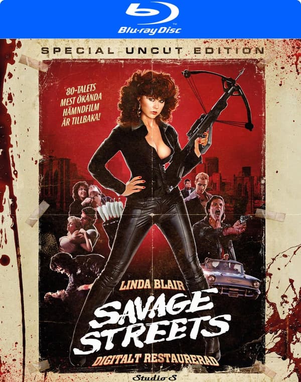 Savage Streets - Oklippt Digitalt restaurerad (Blu-ray)