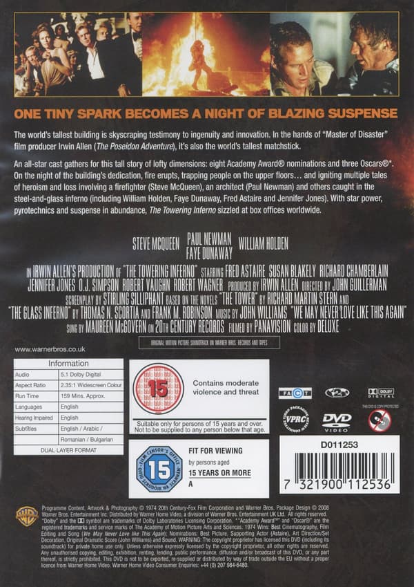 Skyskrapan brinner (Ej svensk text) (DVD)
