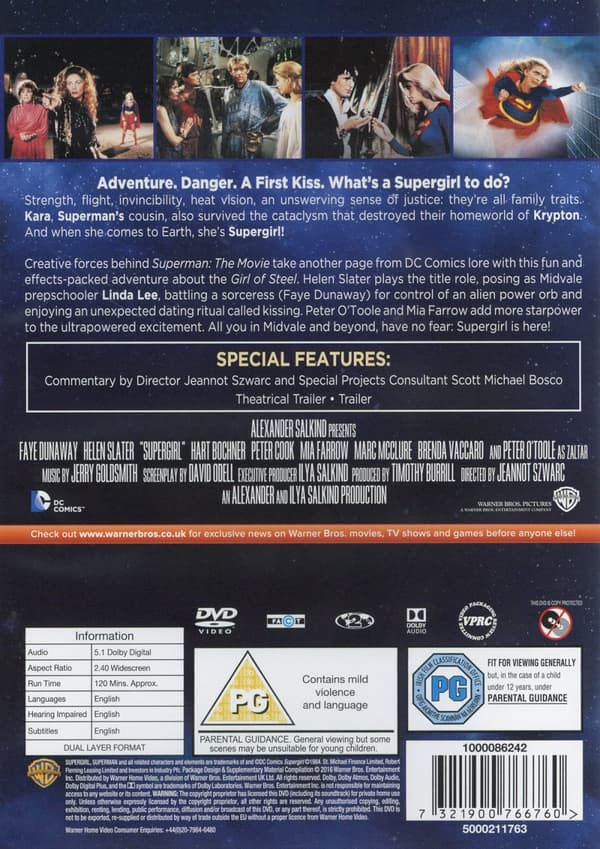 Supergirl (Ej svensk text) (DVD)