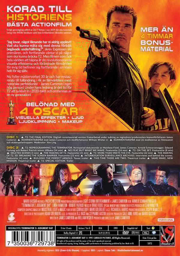 Terminator 2 - Domedagen - The final edition (2 DVD)
