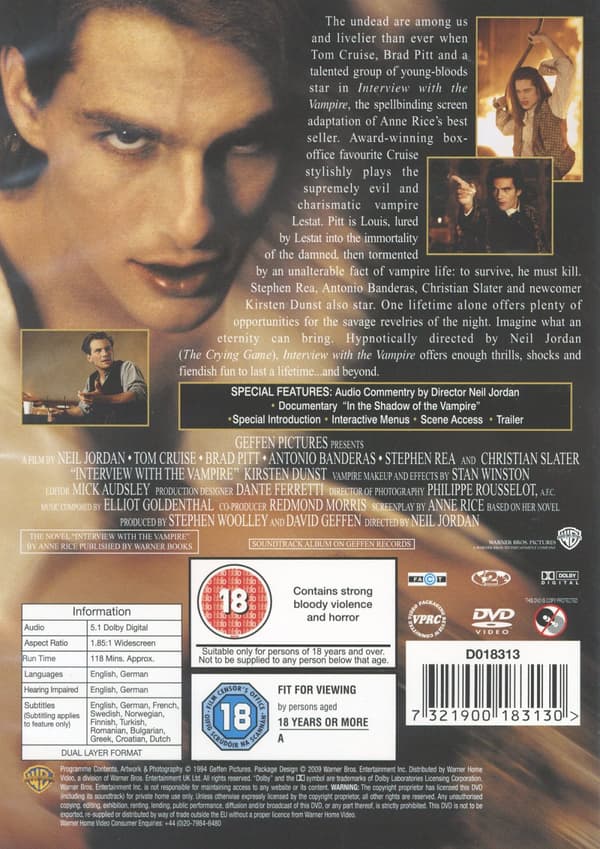 En vampyrs bekännelse - Special Edition (DVD)
