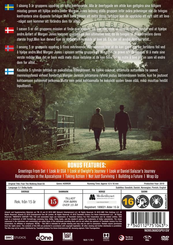 Fear the walking dead / Säsong 5 (5 DVD)
