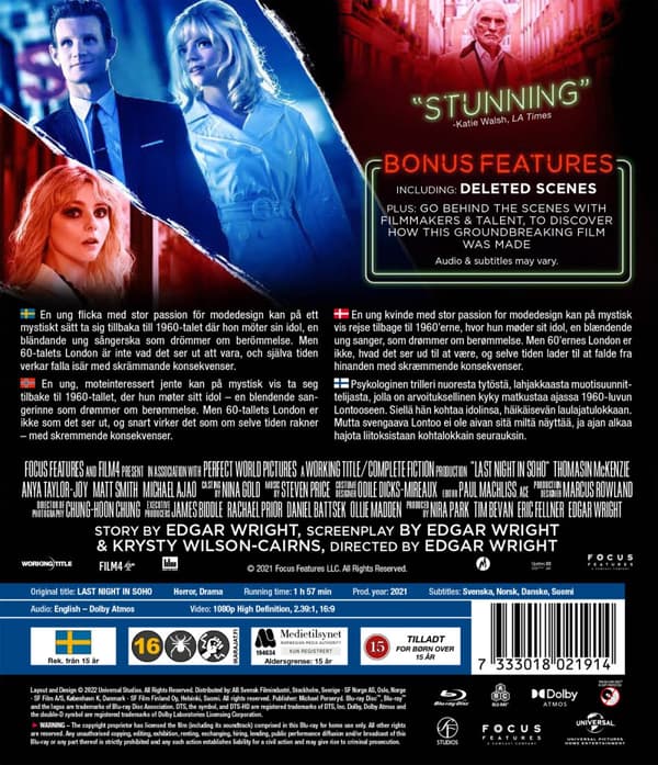 Last night in Soho (Blu-ray)