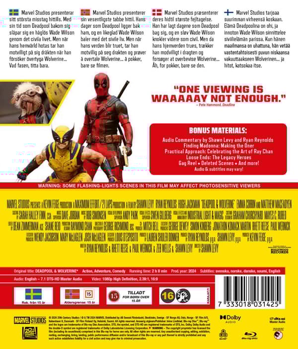 Deadpool & Wolverine (Blu-ray)