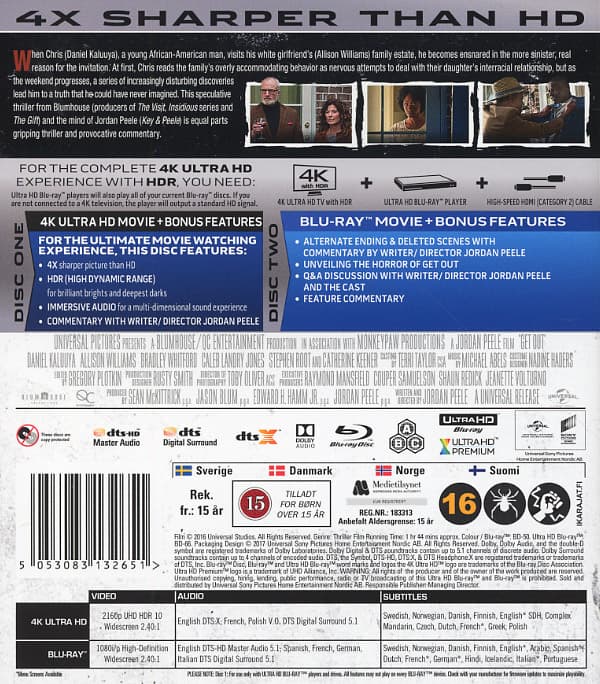 Get out (4K Ultra HD + Blu-ray)