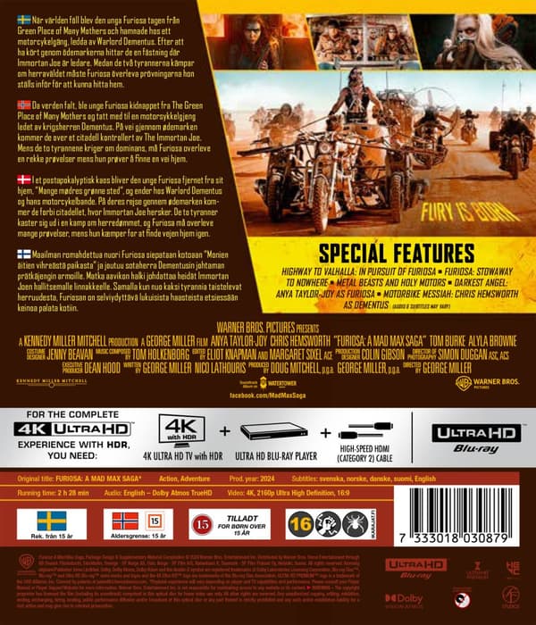 Mad Max 5 - Furiosa: A Mad Max Saga (4K Ultra HD)