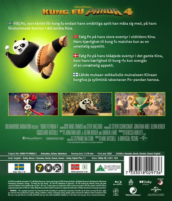 Kung fu panda 4 (Blu-ray)