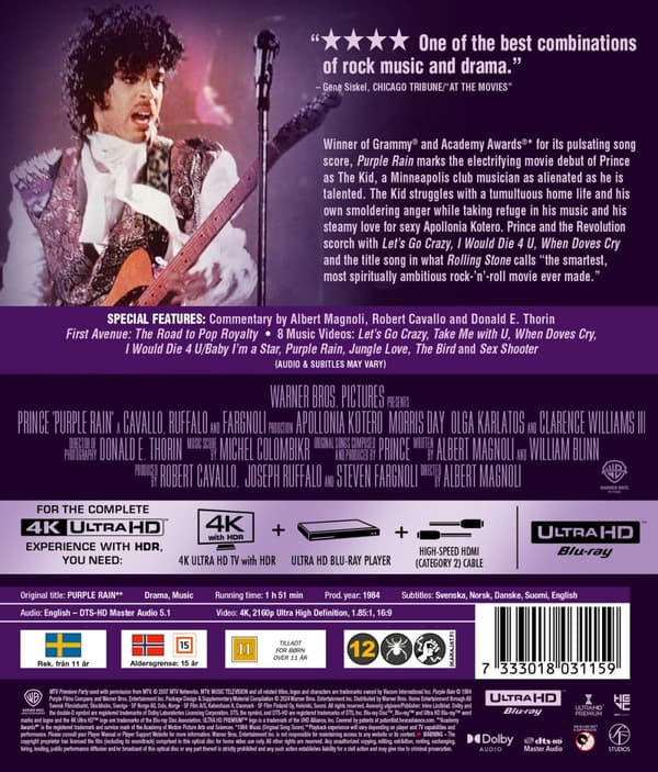 Purple Rain (4K Ultra HD)
