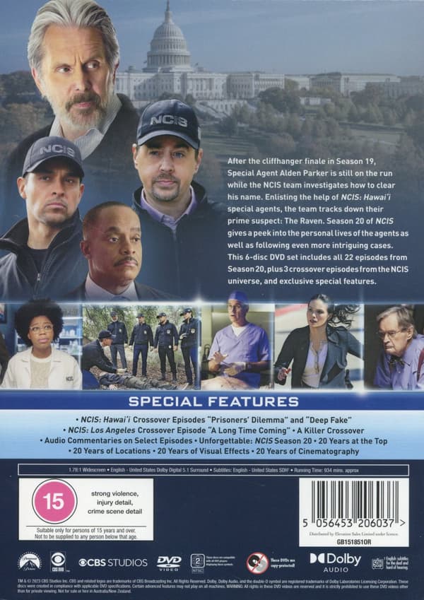 NCIS / Säsong 20 (Ej svensk text) (6 DVD)