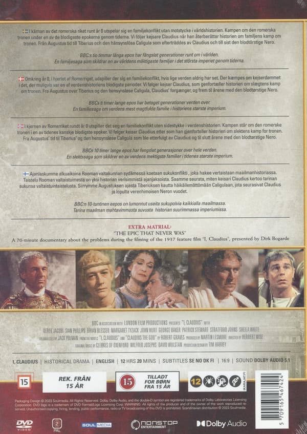Jag Claudius / Hela serien (5 DVD)