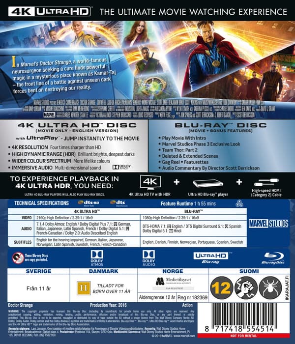 Doctor Strange (4K Ultra HD + Blu-ray)