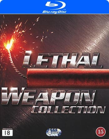 Dödligt vapen 1-4 (4 Blu-ray)