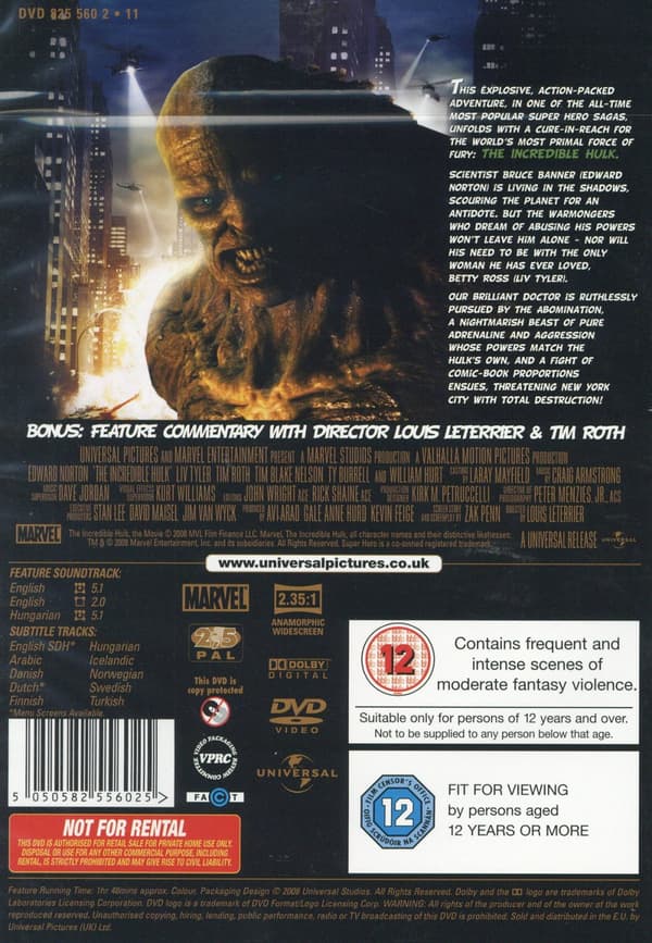 The Incredible Hulk (DVD)