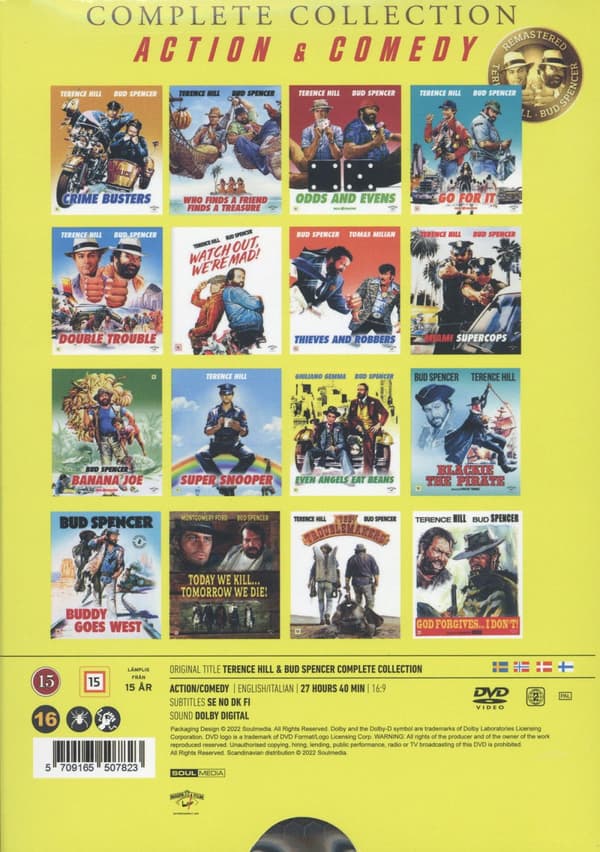 Hill & Spencer - Complete collection (16 filmer) (16 DVD)