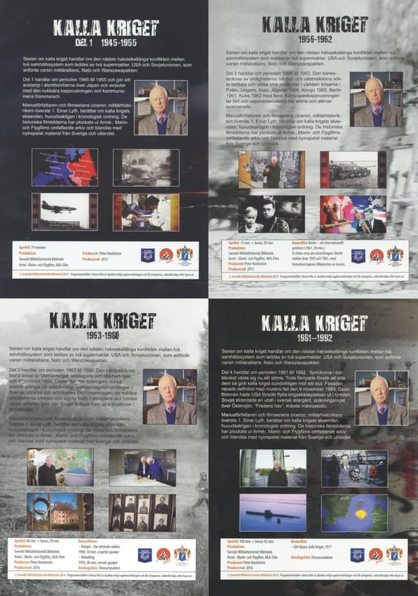 Kalla Kriget 1945 -1992 (4 DVD)