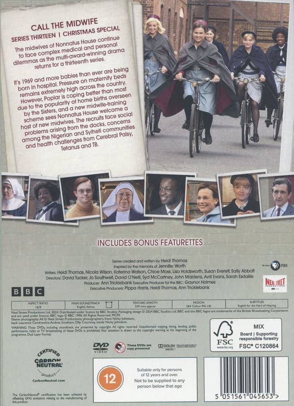 Barnmorskan i East End: Säsong 13 (Ej sv. text) (3 DVD)