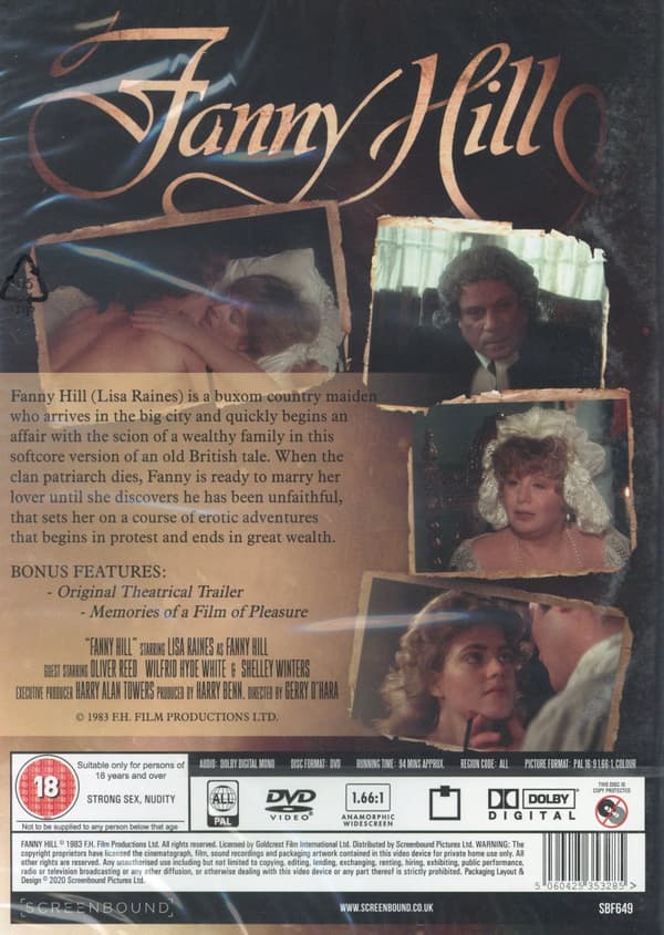 Fanny Hill (Ej svensk text) (DVD)