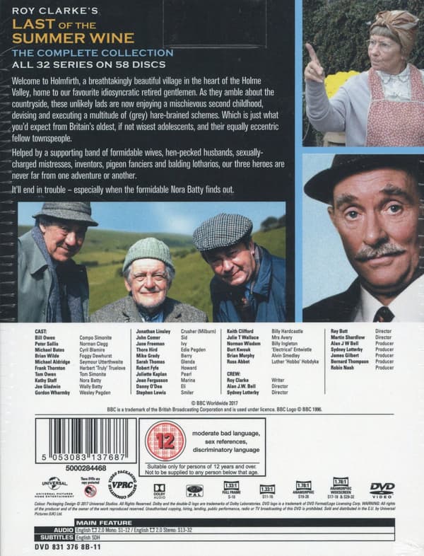 Last of the Summer Wine / Complete (Ej sv text) (58 DVD)