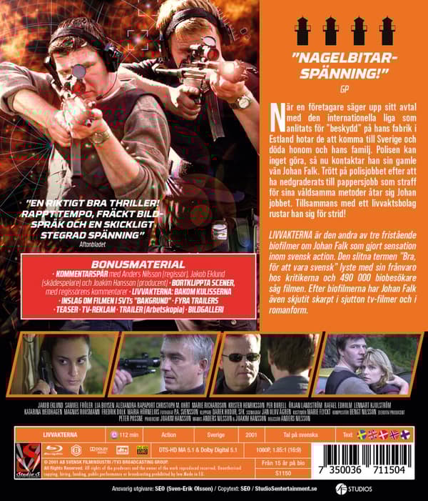 Livvakterna - Digitalt restaurerad (Blu-ray)