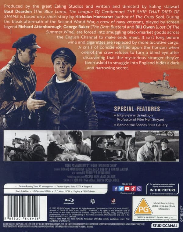 Skeppet som dog av skam (Ej svensk text) (Blu-ray)