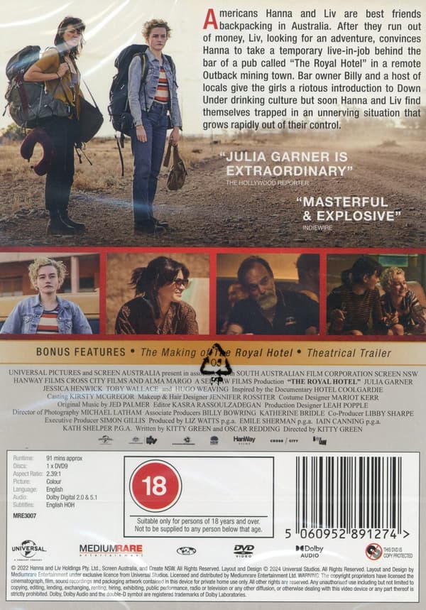 The Royal Hotel (Ej svensk text) (DVD)