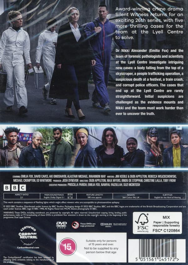Tyst vittne: Säsong 26 (Ej svensk text) (3 DVD)