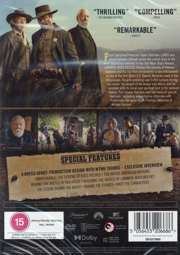 Lawmen: Bass Reeves / Säsong 1 (Ej svensk text) (3 DVD)