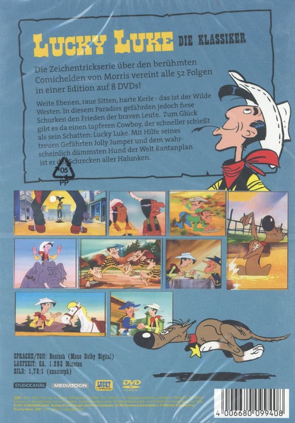 Lucky Luke: Complete series (Ej svensk text) (8 DVD)