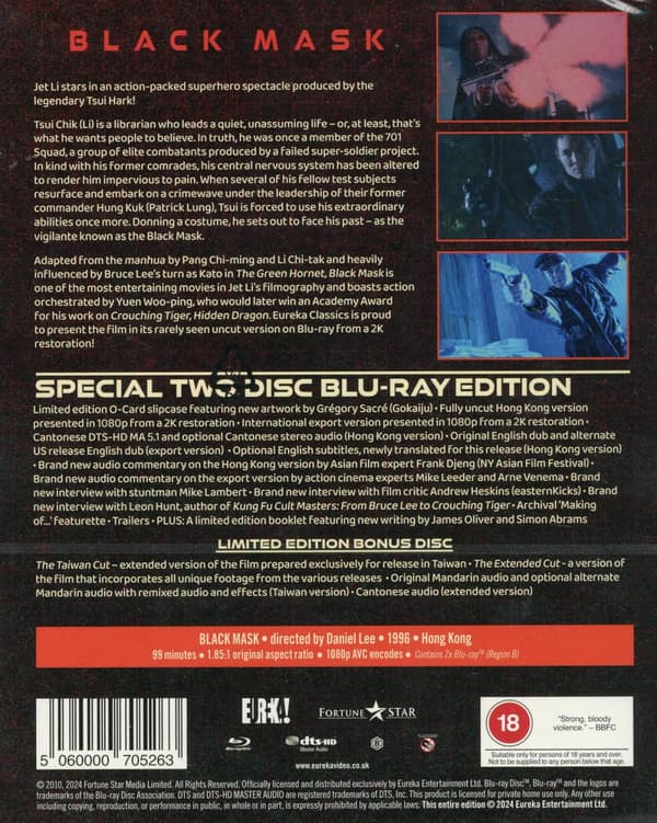 Black Mask / Limited Edition (Ej svensk text) (2 Blu-ray)