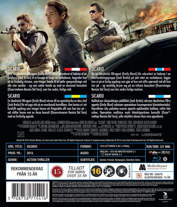 Sicario 1 (Blu-ray)