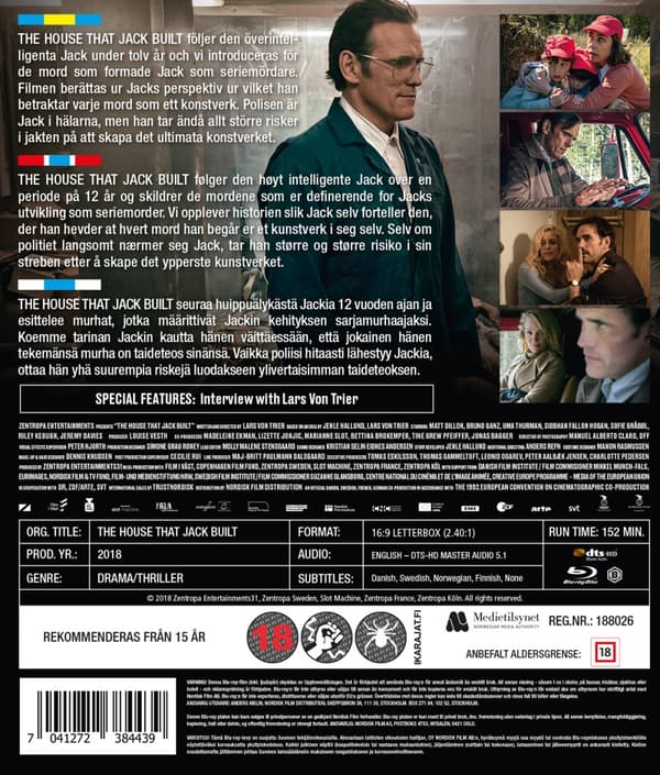 The house that Jack built (Blu-ray)